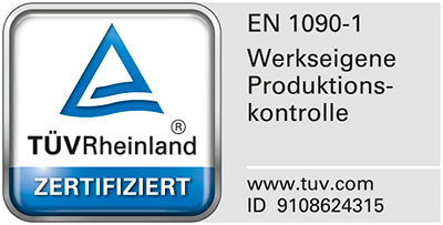 Vossen+Söhne TÜV Zertifizierung Werkseigene Produktionskontrolle